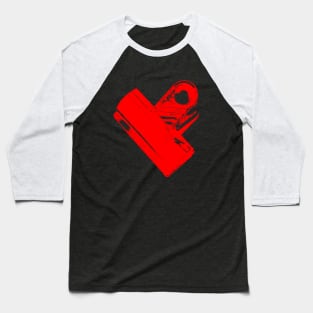 Hey, bulldog! Binder clip - red edition Baseball T-Shirt